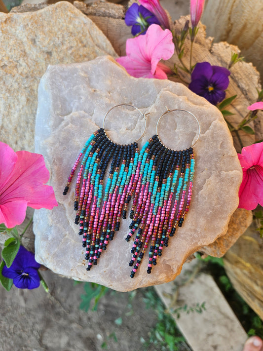 Cotton Candy Hoops