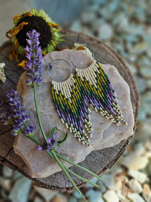 Lavender Hoops