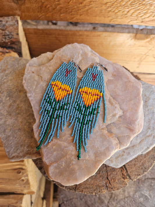 California Poppies - Blue