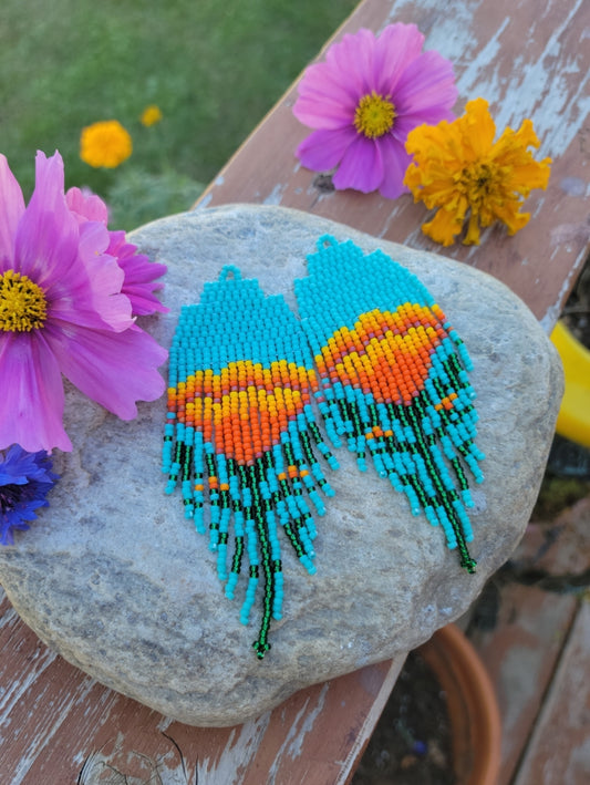 California Poppy - Turquoise
