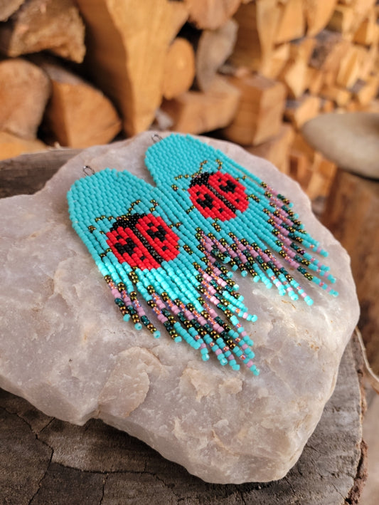 Lady Bugs - Turquoise