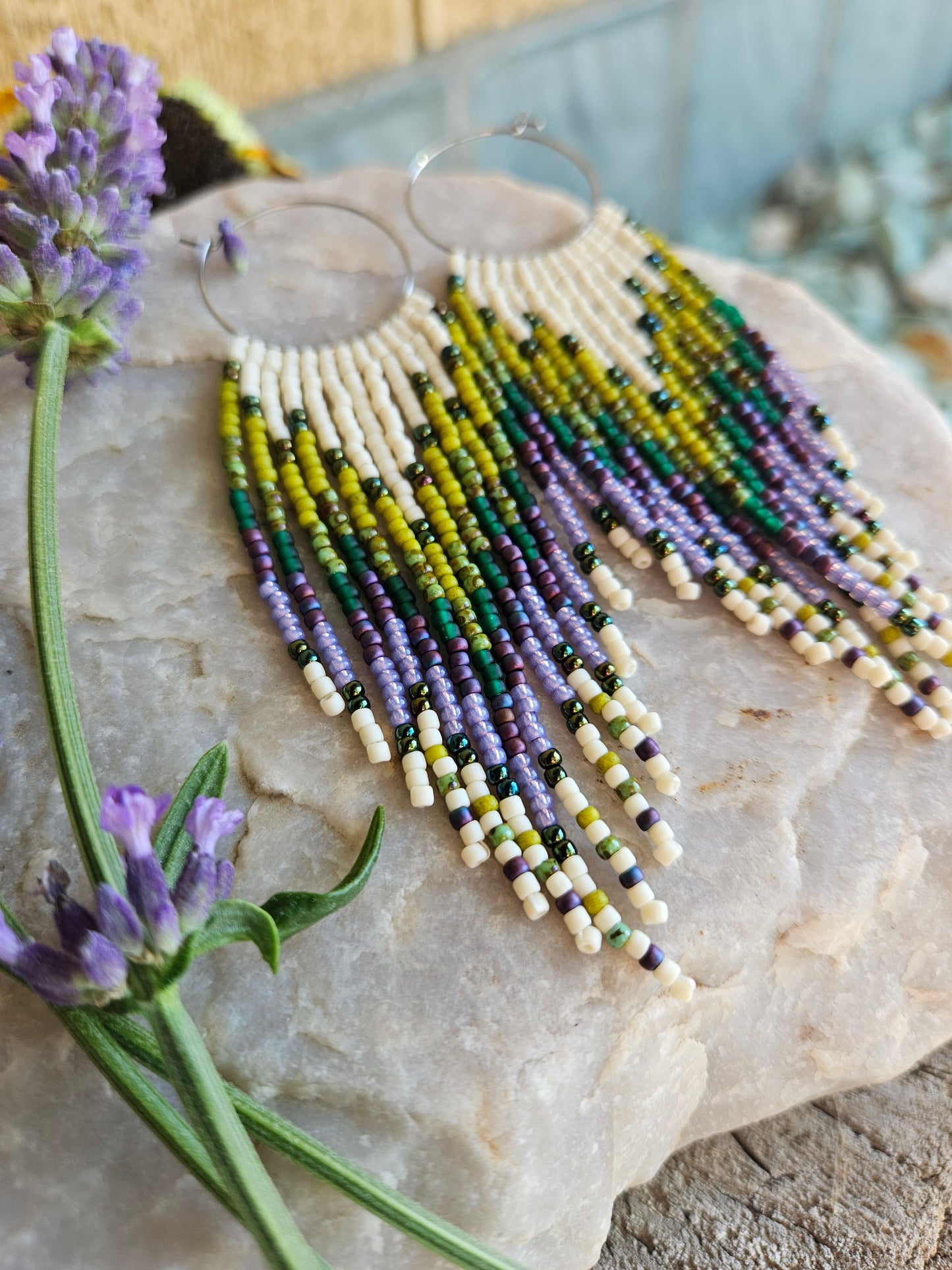 Lavender Hoops