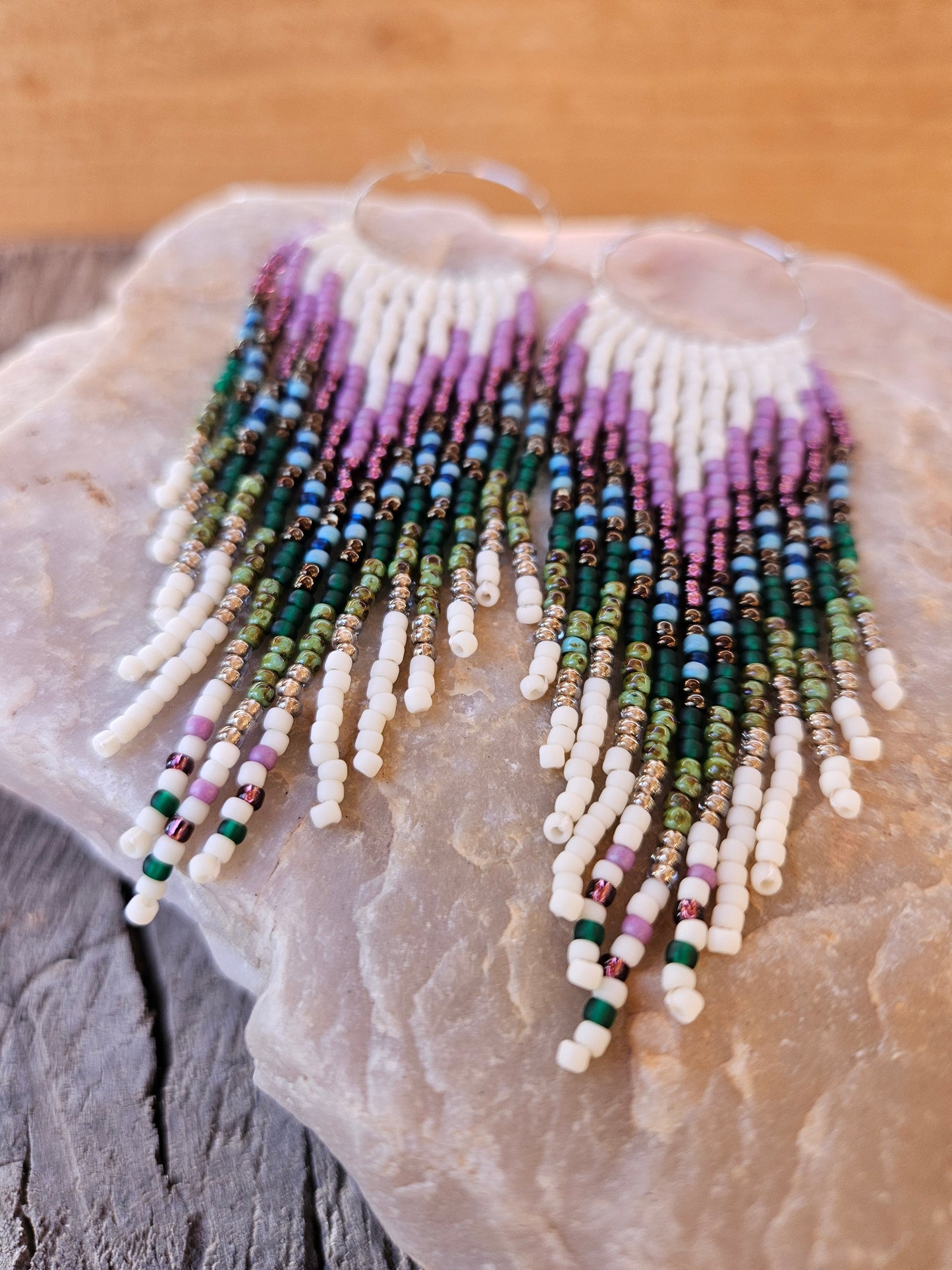 Lavender Hoops