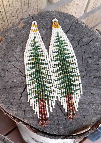 SUN & MOON - Pine Tree Earrings