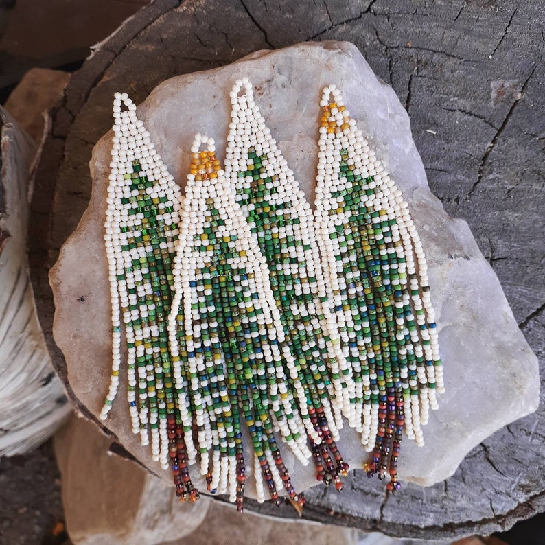 SUN & MOON - Pine Tree Earrings